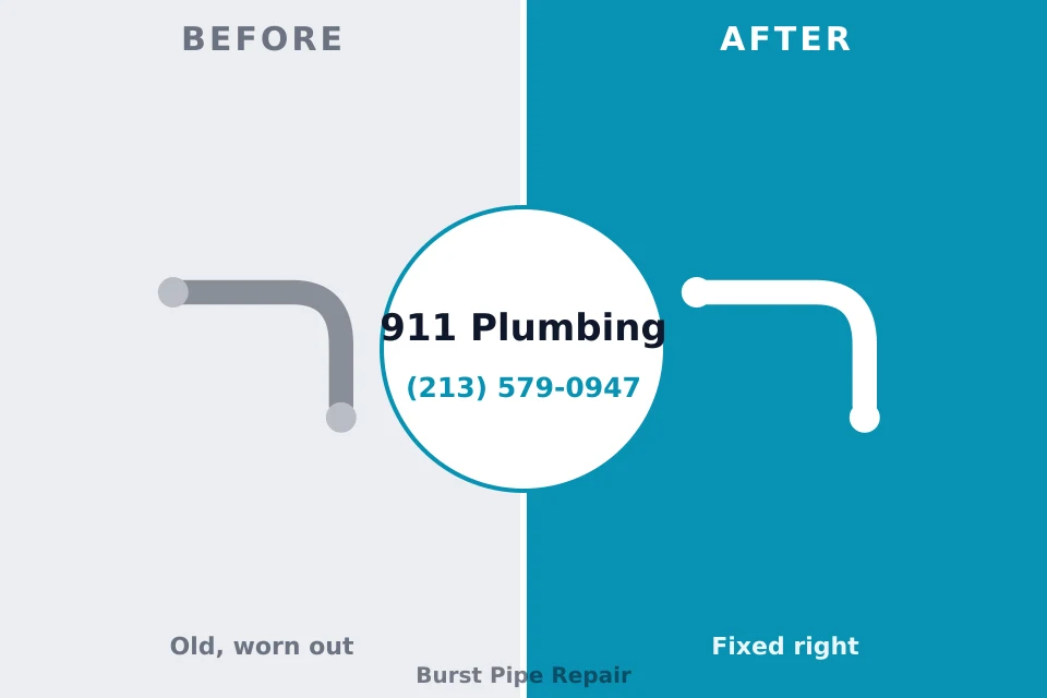 Before and after: plumbing company Rich Hill, MO